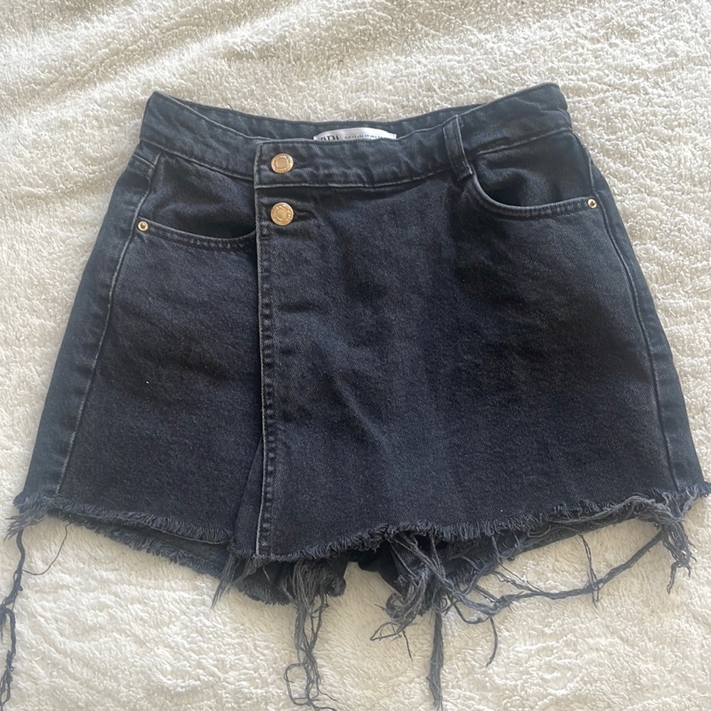 Denim Mini Skort